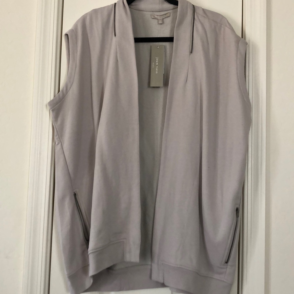 Joan Vass Gray Vest M